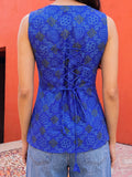 The Indigo High-Slit Tunic Women's Top