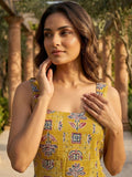 Varanga Mustard Marigold Fusion Women's Top