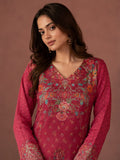 Ethnic Printed Kurta Set With Matching Palazzo And Dupatta