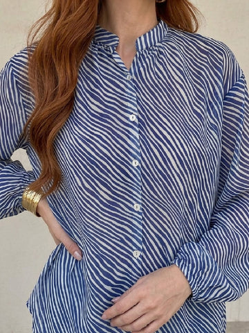 Varanga Neel-Leheriya women's top