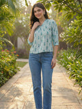 Varanga Women Summer Floral printed Top