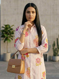 soft elegance with this pastel pink straight-fit kurta set, perfect for effortless everyday style.