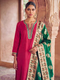 Women's Fuchsia Charm Straight Kurta Set