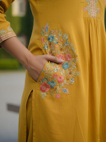 Marigold Charm Kurta set