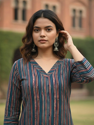 Varanga Charcoal Multi-Tone Workwear Tunic