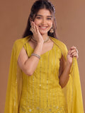 Varanga Embroidered Kurta With Dupatta | Art Silk | Festive