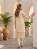 Varanga Women-Floral Motif Thread Embroidered Kurta With Trouser & Dupatta