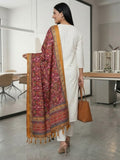 The Sovereign White Set With dupatta