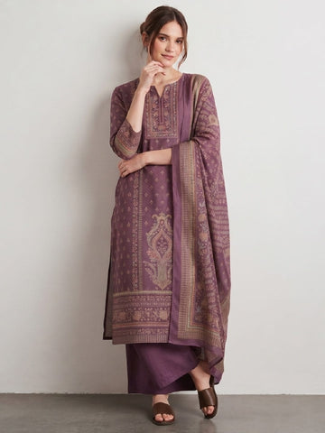 The Royal Purpal Aura Kurta Set