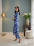 The Purple Petal  Cotton Suit Set