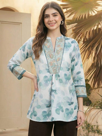 Varanga Women Summer Floral printed Top