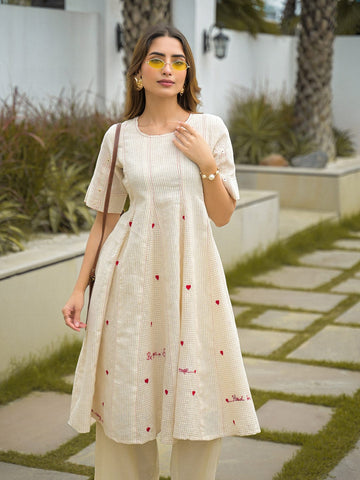 Flared A-Line Tunic with Modest Silhouette