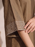 Minimalist Bronze Women Kurta Set
