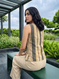 Varanga The Vintage Pinstripe Vest For Women