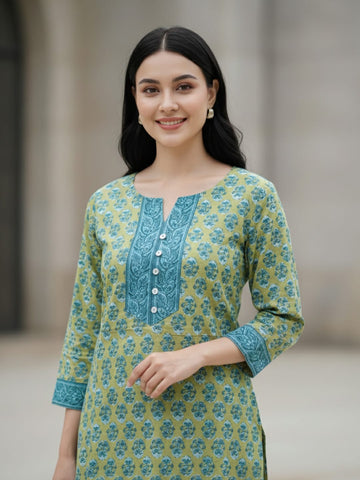 Contemporary Cotton Tunic