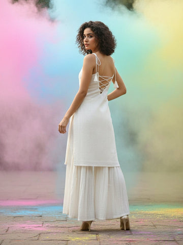 High-Volume Layered Festive Sarara Set