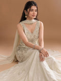 Women's Beads Embroidered Shimmer Short Kurta With Palazzo And Dupatta