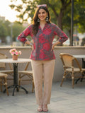 Varanga Women Summer Floral printed Top