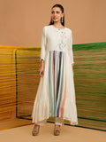 Embroidered Sheer Kurta Ensemble