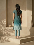 The Celestial  Ombre, Embroidered Kurta Set