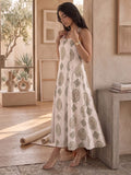Zana Block-Print Women's Maxi Dress