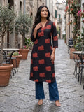 Women Heritage Hathi Printed Kurta