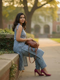 Floral Print Cotton Kurta Set with printed Dupatta