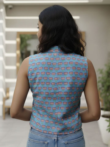 Heritage Notch-Collar Top