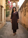 Elegant & Detailed Kurta Set With Dupatta