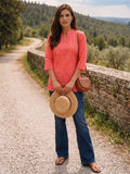 The Pink Bandhej Women's Kurta