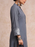 The Midnight Bloom Women's Kurta Set
