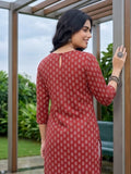 Everyday Maroon Casual Kurta