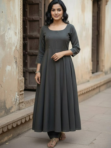 Contemporary Ethnic Kurta Set With dupatta