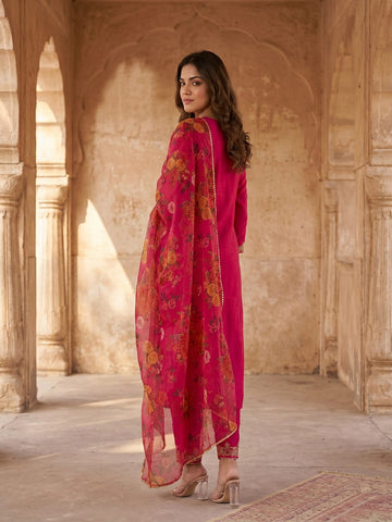 Blush Blossom Women's Kurta Set