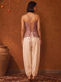 Brocade Corset Top