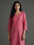 Cotton kurta with Colourful Stripes