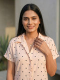 The Summer Heart Printed Button-Up Kurta Set