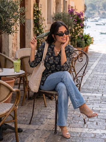Floral Printed Kurti Crafted For Chic Everyday Comfort