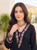 Varanga Women Floral Motif Thread Embroidered  & Orangza Lace Detailed Kurta With Trouser & Dupatta
