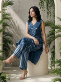 Effortless Summer Indigo Kurta Set