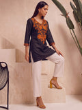 Kashmiri Embroidered Short Kurti