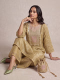 Gilded Champagne Kaftan Set