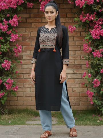 Ajrak Kurta for Summers