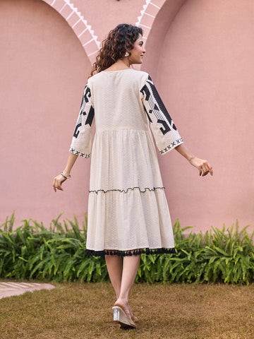 The Monochrome Motif Dress