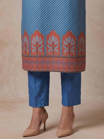 The Midnight Crimson Silk Women'S Kurta Set