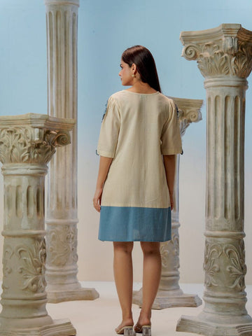 Two-Tone Modern Dress