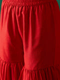Zari Work Kurta With Sharara And Dupatta
