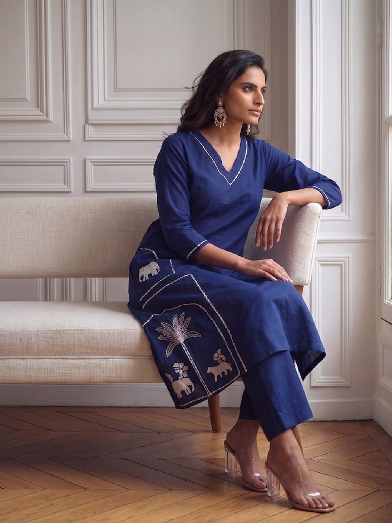 Neel Kantha Women's Kurta Set