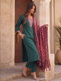 Women's Green Charm Straight Kurta Set