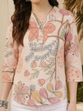 Varanga Women Summer Floral printed Top